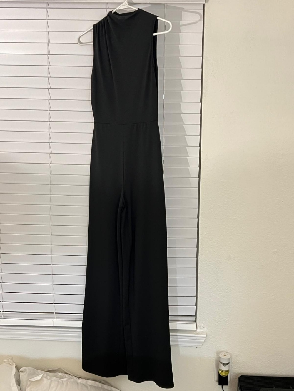 Classic Black Sleeveless Wide-Leg Jumpsuit
